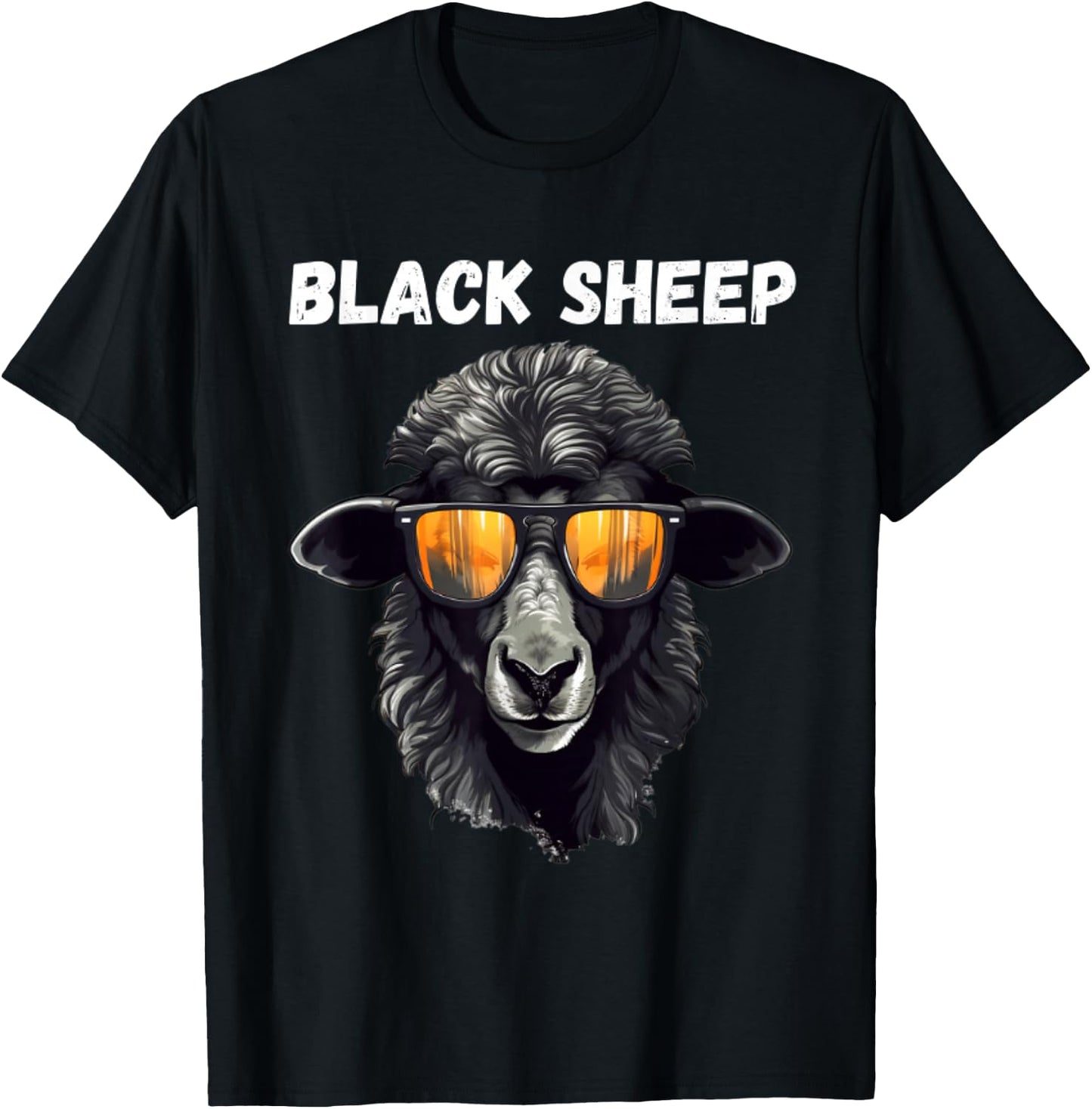 Black Sheep Squad - Outcast Black Sheep In Family T-Shirt - T-Shirt | Black