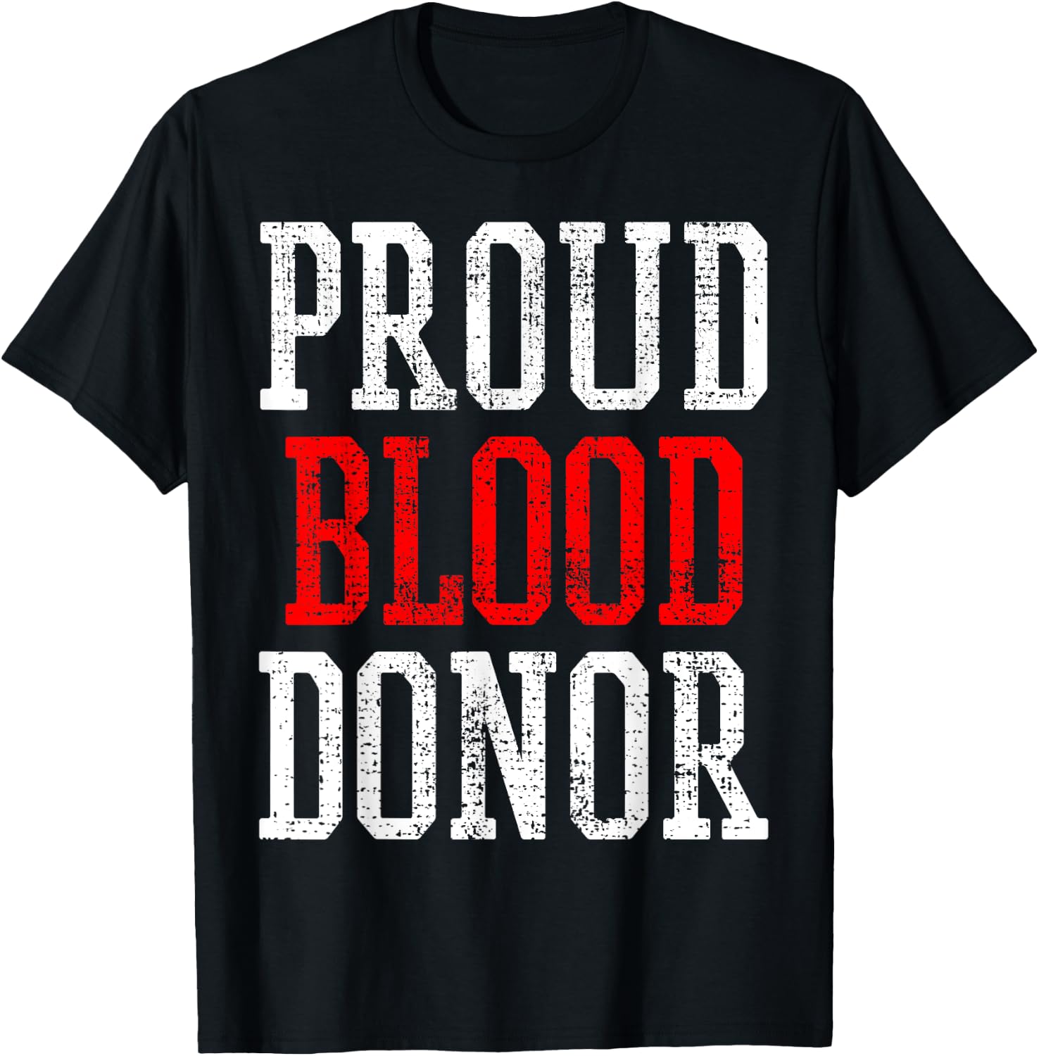 Blood Donor Shirt World Blood Donor Day Donation Gift T-Shirt - T-Shirt | Black