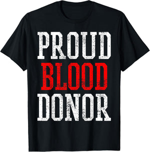 Blood Donor Shirt World Blood Donor Day Donation Gift T-Shirt - T-Shirt | Black