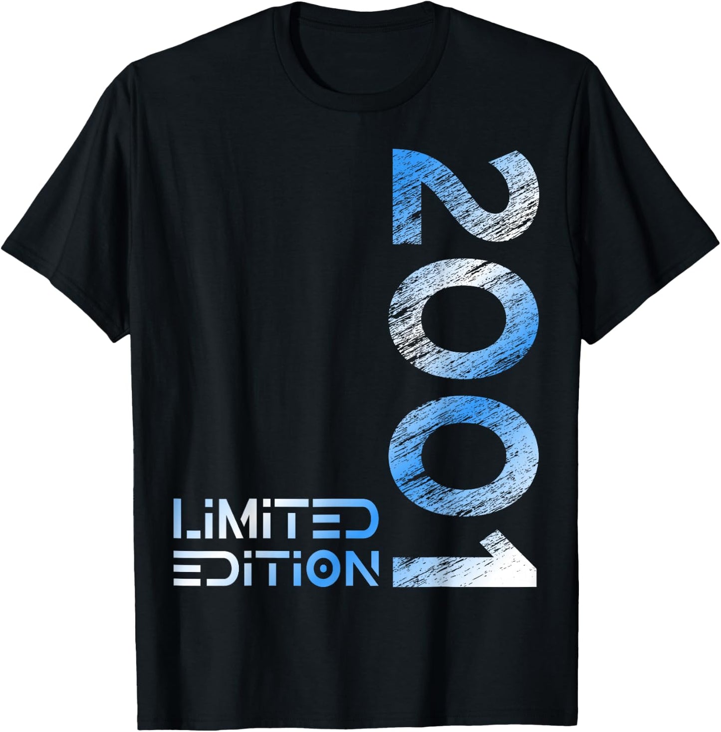 Limited Edition Jahrgang 2001 Mann Frau 25. Geburtstag T-Shirt - T-Shirt | Black