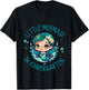 Kids Cute Kindergarten Girls Little Mermaid In Kindergarten T-Shirt - T-Shirt | Black