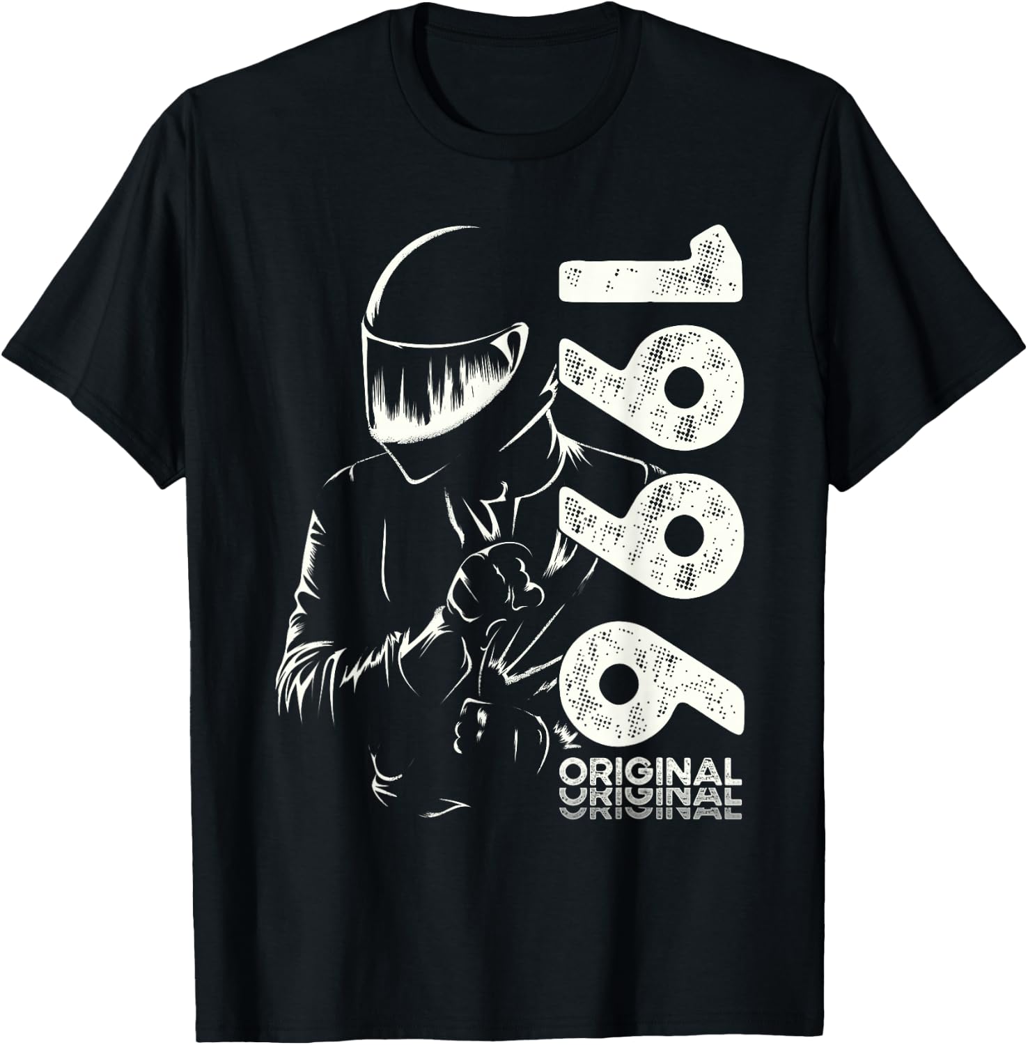 30. Geburtstag Mann Motorrad Motorradfahrer Biker 1996 T-Shirt - T-Shirt | Black
