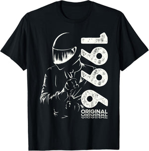 30. Geburtstag Mann Motorrad Motorradfahrer Biker 1996 T-Shirt - T-Shirt | Black