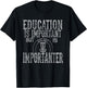 Never Underestimate an Old Man Disc Golf Distressed T-Shirt - T-Shirt | Black