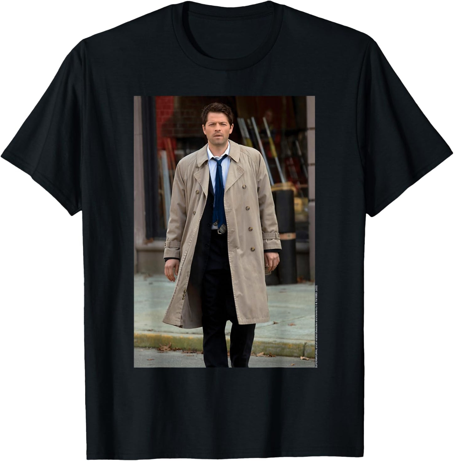 Supernatural Castiel Ass Butt T-Shirt - T-Shirt | Black
