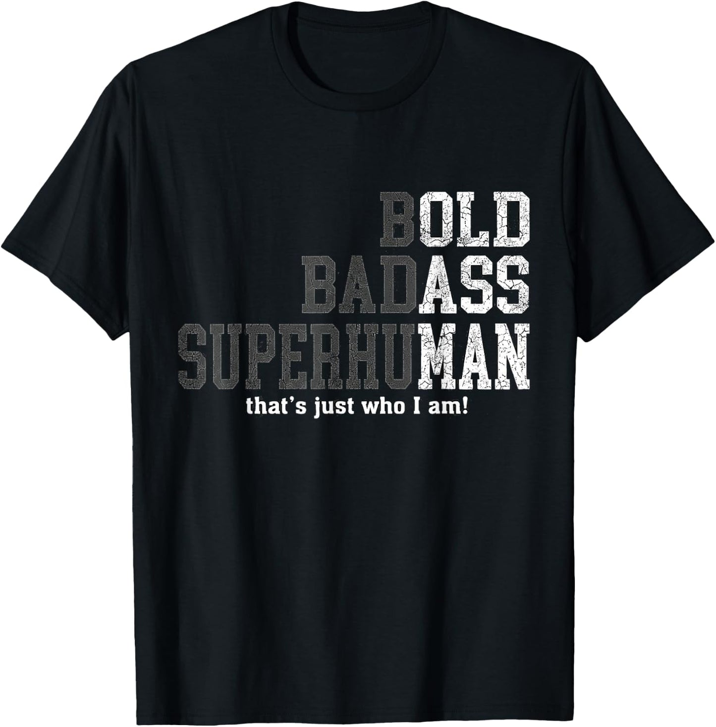 Funny Man Saying Gag Gift Birthday Husband Dad Fathers Day T-Shirt - T-Shirt | Black