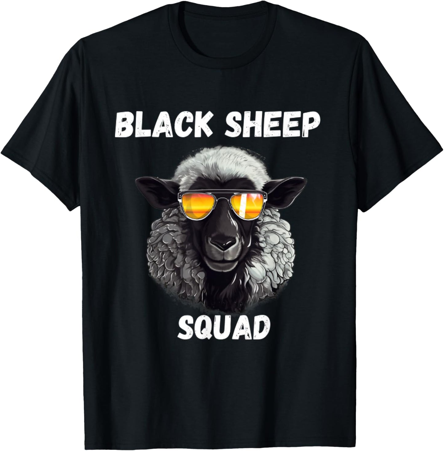 Black Sheep Squad - Outcast Black Sheep in Family T-Shirt - T-Shirt | Black