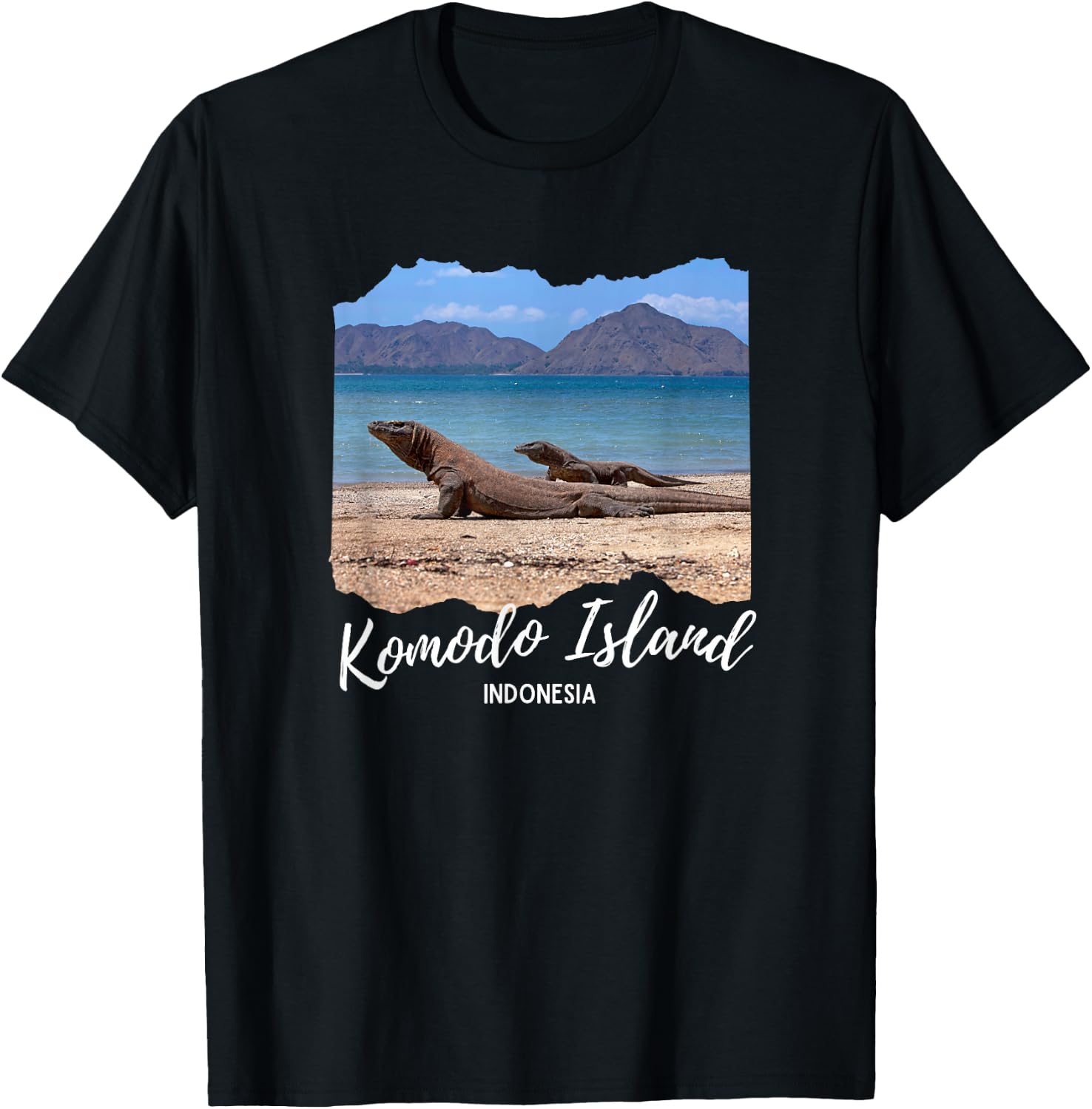 Komodo Island Souvenir / Komodo Island T-Shirt - T-Shirt | Black