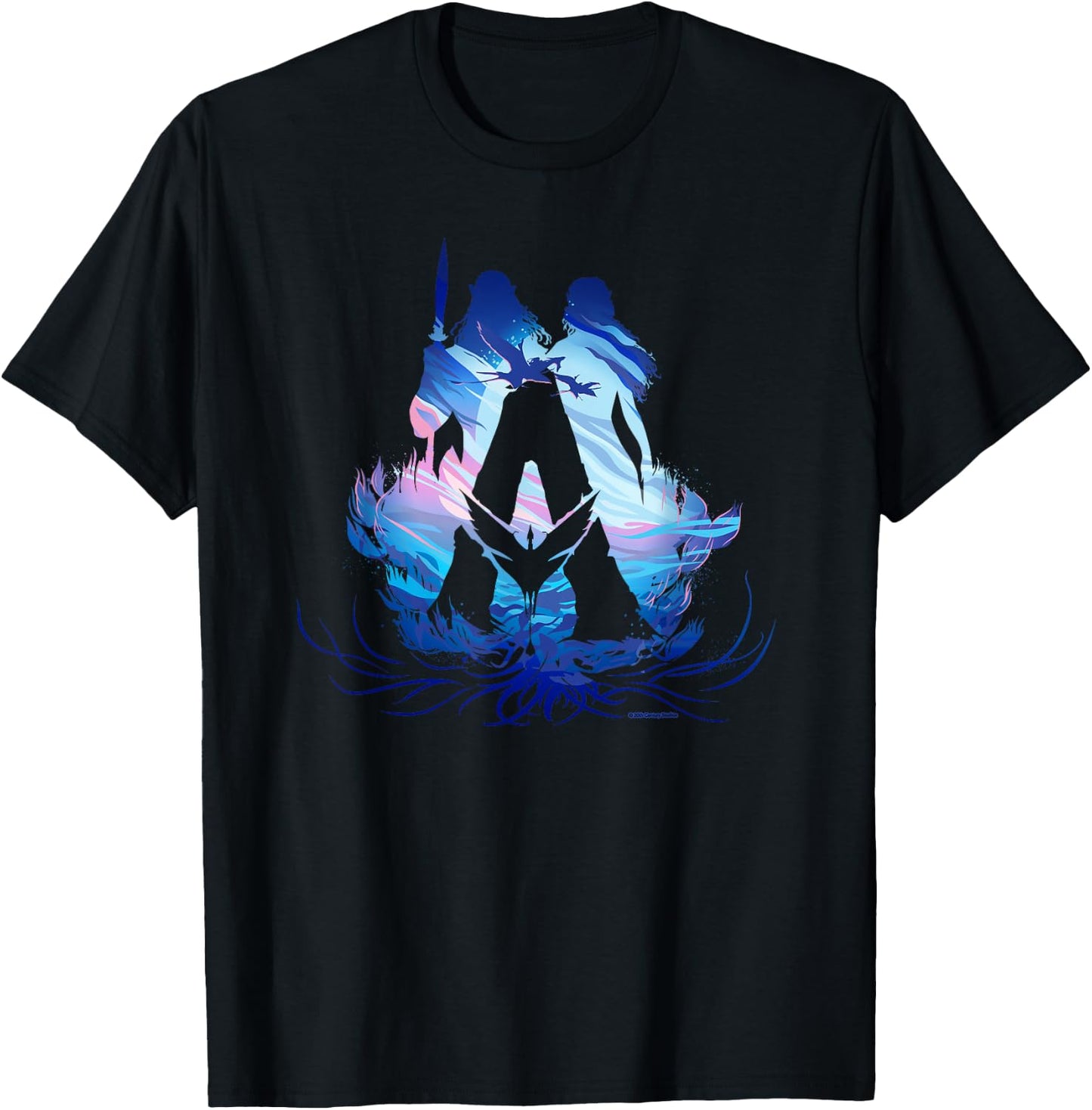 Avatar: The Way of Water Avatar A Logo Banshee Illustrated , black T-Shirt - T-Shirt | Black