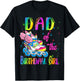 Dad of the Birthday girl Rolling skate Family Party T-Shirt - T-Shirt | Black