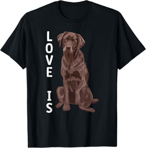 Chocolate Labrador Lover Chocolate Lab Owner Chocolate Labs T-Shirt - T-Shirt | Black