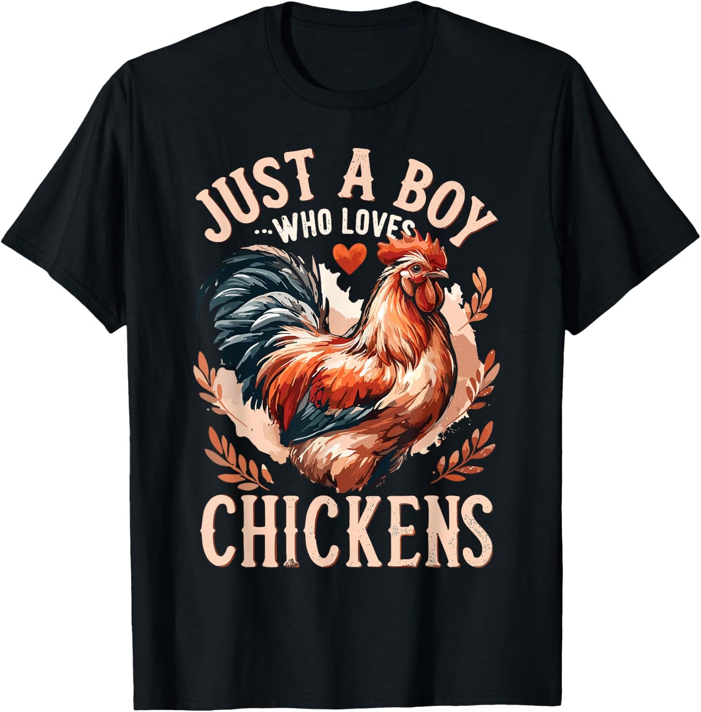 Chicken Lover Farmer Hen Farming Chicken Kids T-Shirt - T-Shirt | Black