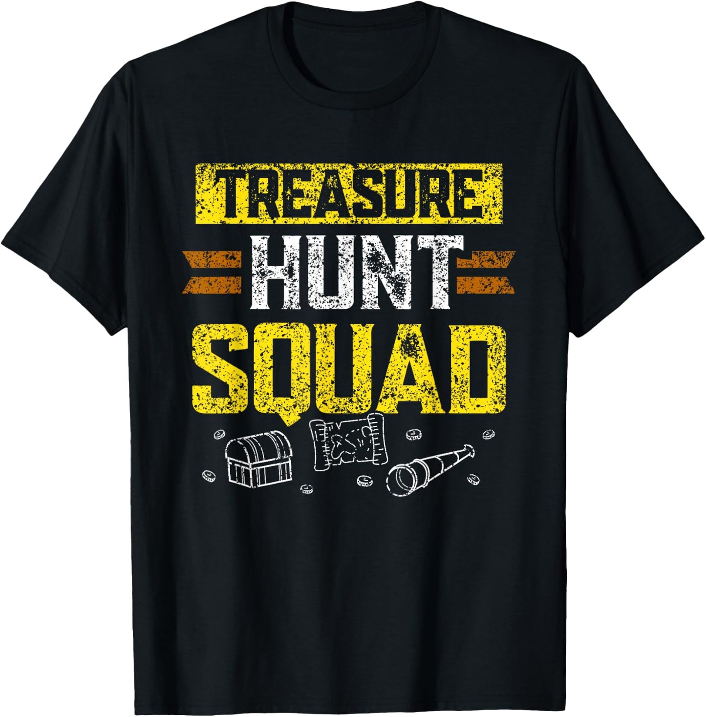 Treasure Hunter Troop Treasure Hunt Scavenger Hunt T-Shirt - T-Shirt | Black