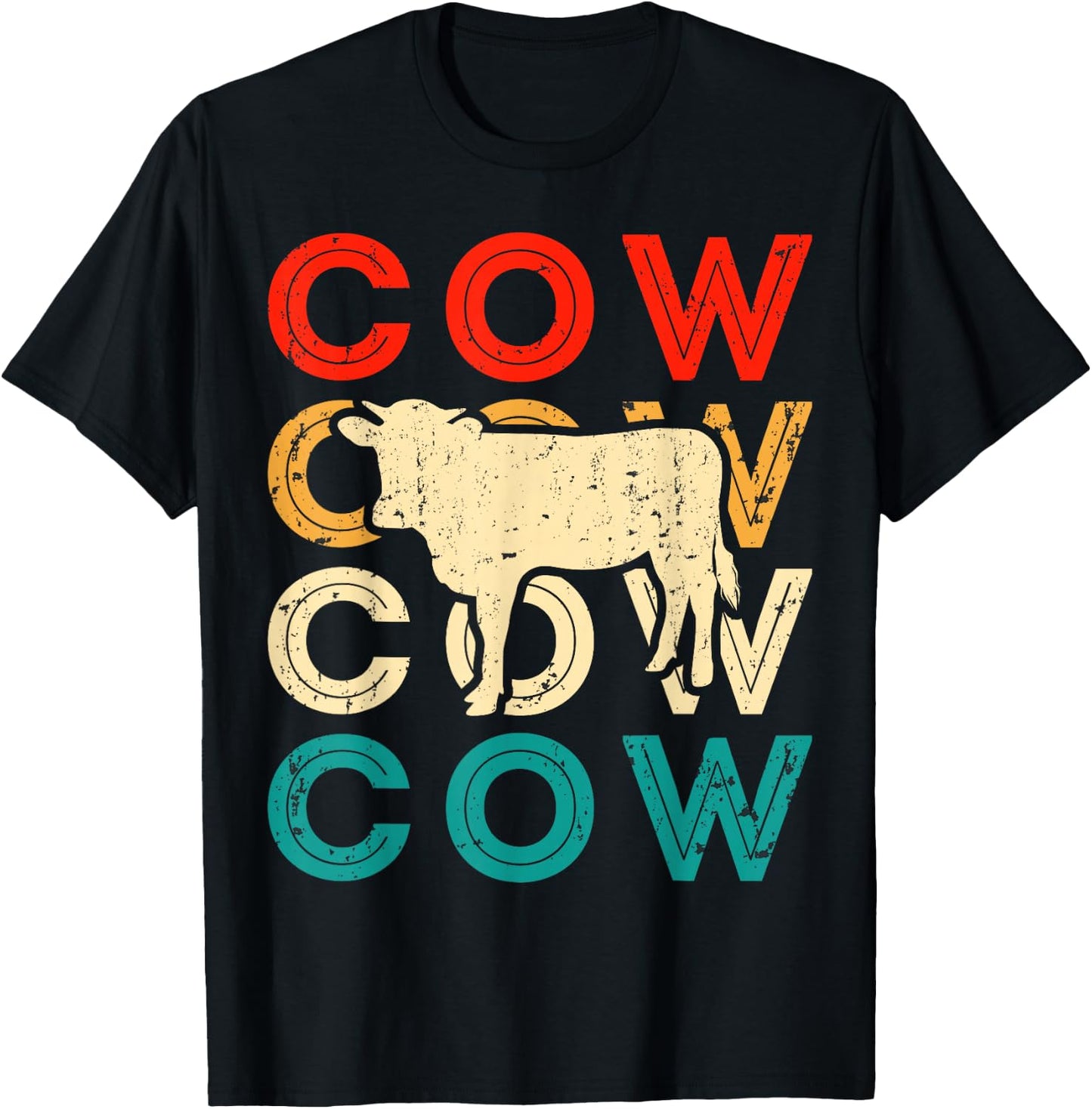 Cow Cow Cow T-Shirt - T-Shirt | Black