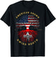 American Grown With Swiss Roots Tree USA Flag Unique Gift T-Shirt - T-Shirt | Black
