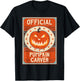 Official Pumpkin Carver Shirt For Halloween T-Shirt - T-Shirt | Black