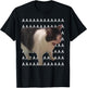 Screaming Cat Men Women Kids T-Shirt - T-Shirt | Black