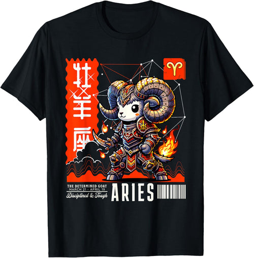 Kawaii Zodiac Sign And Aries Astrological Sign