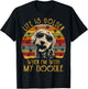 Vintage Life is Golden When Im With My Doodle T-Shirt - T-Shirt | Black
