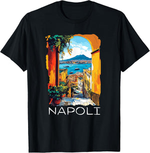 Napoli Italia / Naples Italy / Naples T-Shirt - T-Shirt | Black