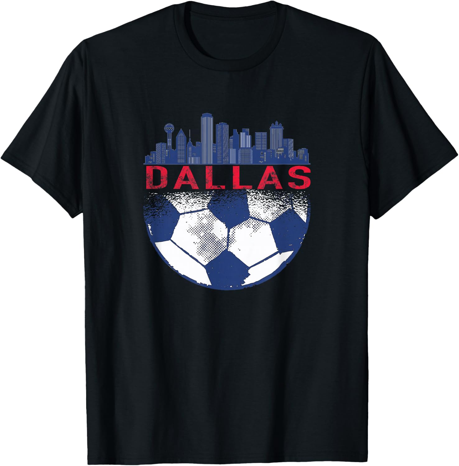 Dallas Texas Fan fc t Shirt T-Shirt - T-Shirt | Black