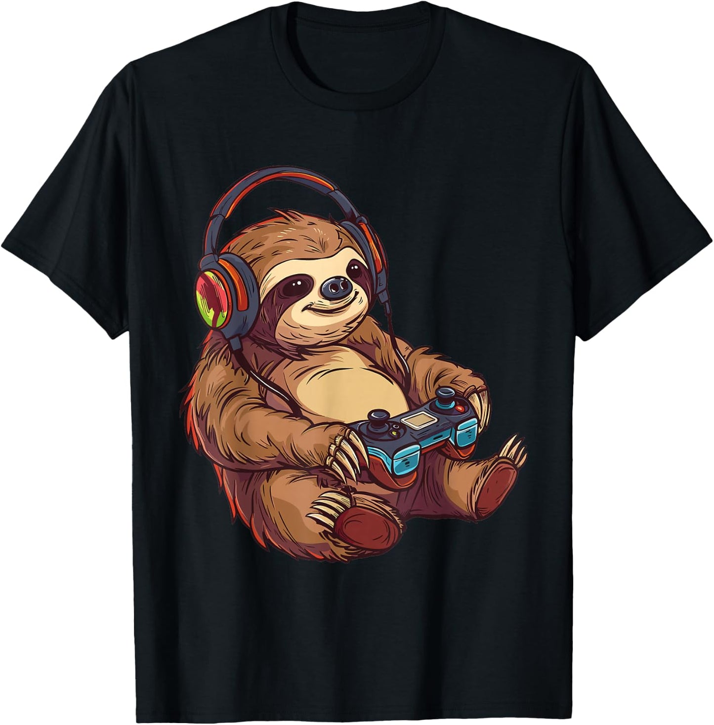 Sloth gaming T-Shirt - T-Shirt | Black