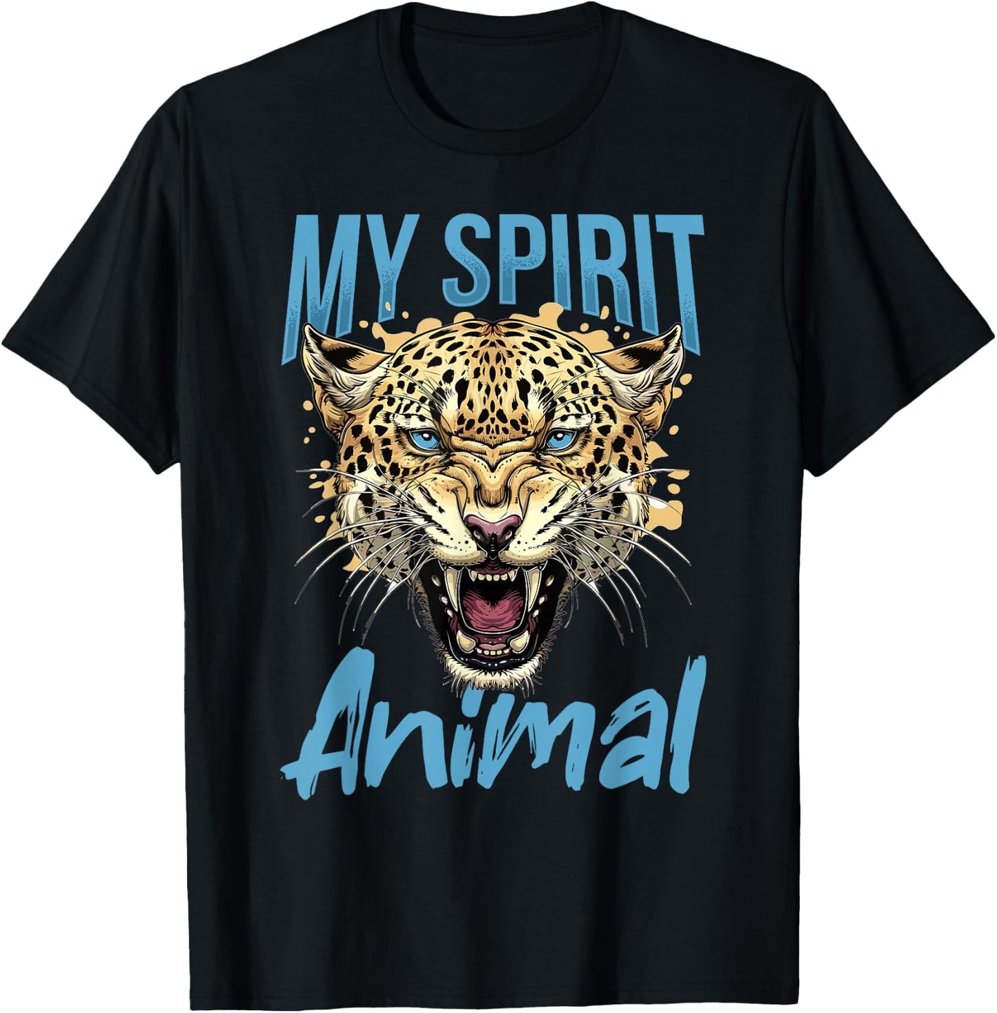 Funny Jaguar Animal my spirit animal T-Shirt - T-Shirt | Black