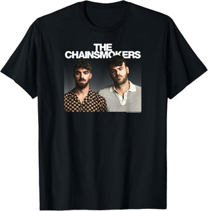 The Chainsmokers - Alex and Andrew Music Duo T-Shirt - T-Shirt | Black