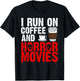 Funny Horror Movie Art Women Coffee Horror Movies T-Shirt - T-Shirt | Black