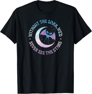 Pokémon - Zubat Without The Dark We'd Never See The Stars T-Shirt - T-Shirt | Black