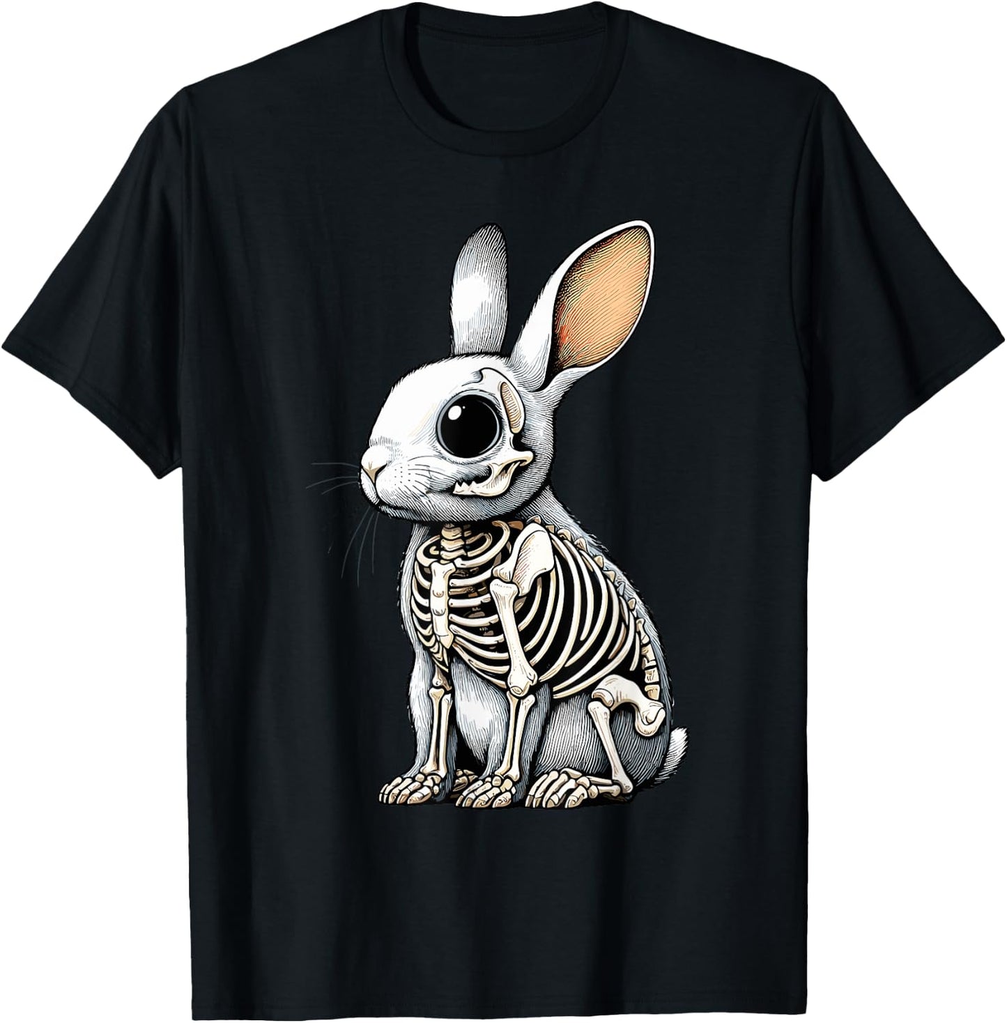 X-ray Rabbit Body Anatomy Radiography Skeleton T-Shirt - T-Shirt | Black