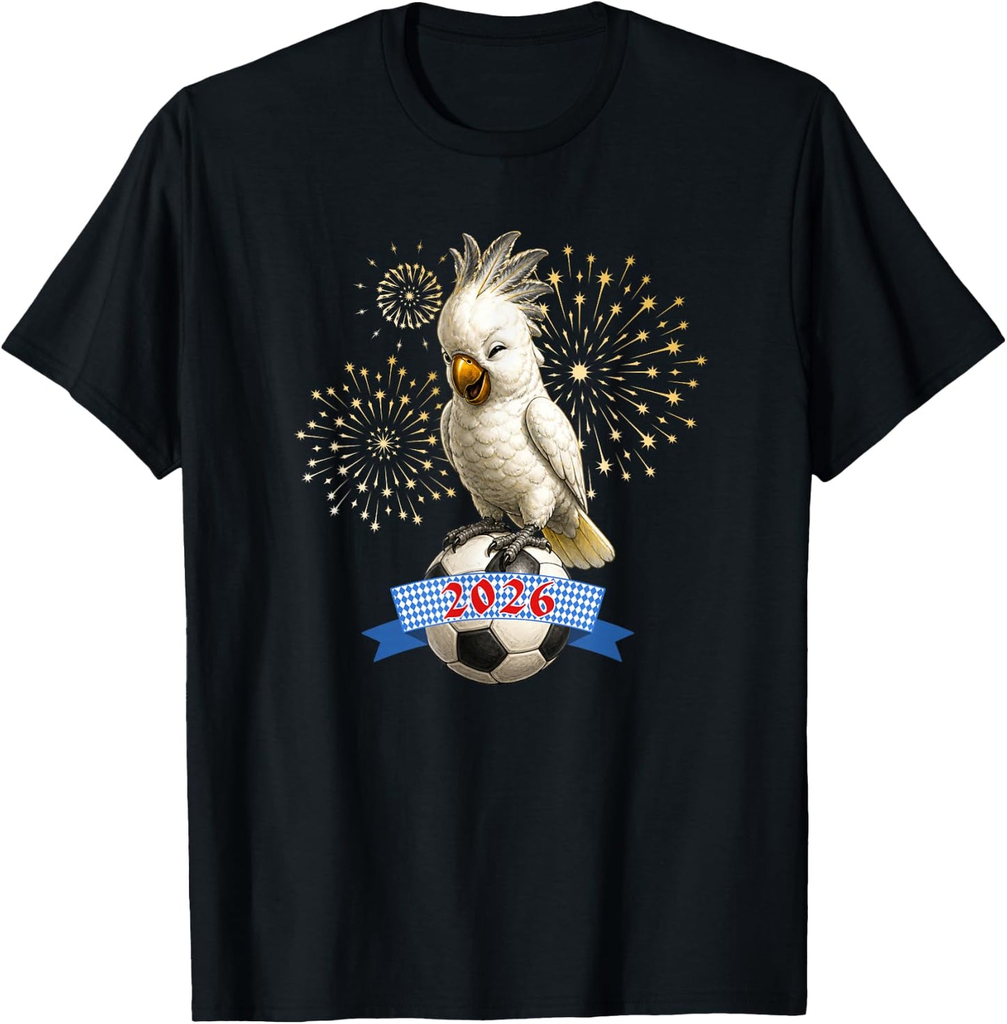 Kakadu für Bayern aus München und auch alle Anderen T-Shirt - T-Shirt | Black