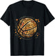 Cute Basketball Leopard Print Girls Basketball Lovers T-Shirt - T-Shirt | Black