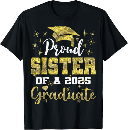 Super Proud Sister of 2025 Graduate Senior Graduation Family