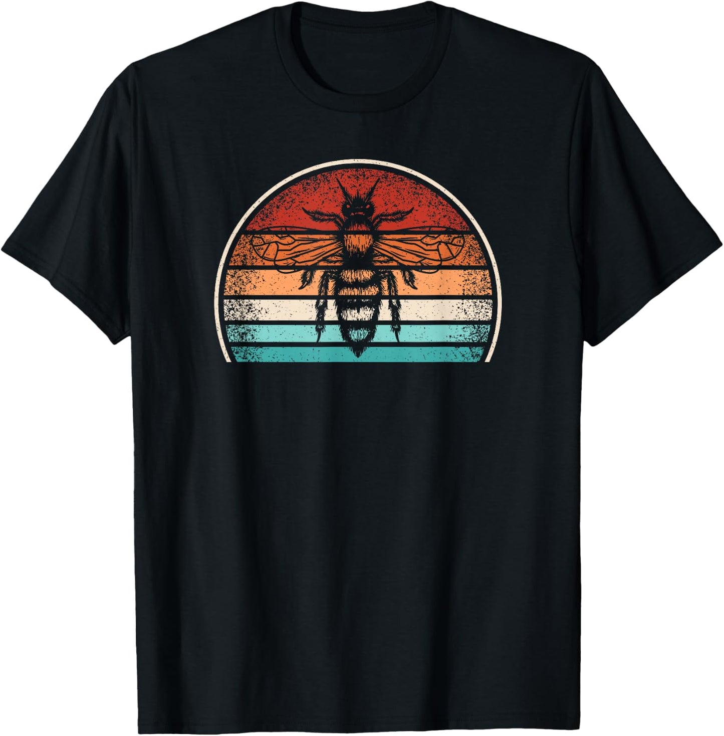 Bee Beekeeping Honey Beekeeper Retro Bee Men Women T-Shirt - T-Shirt | Black