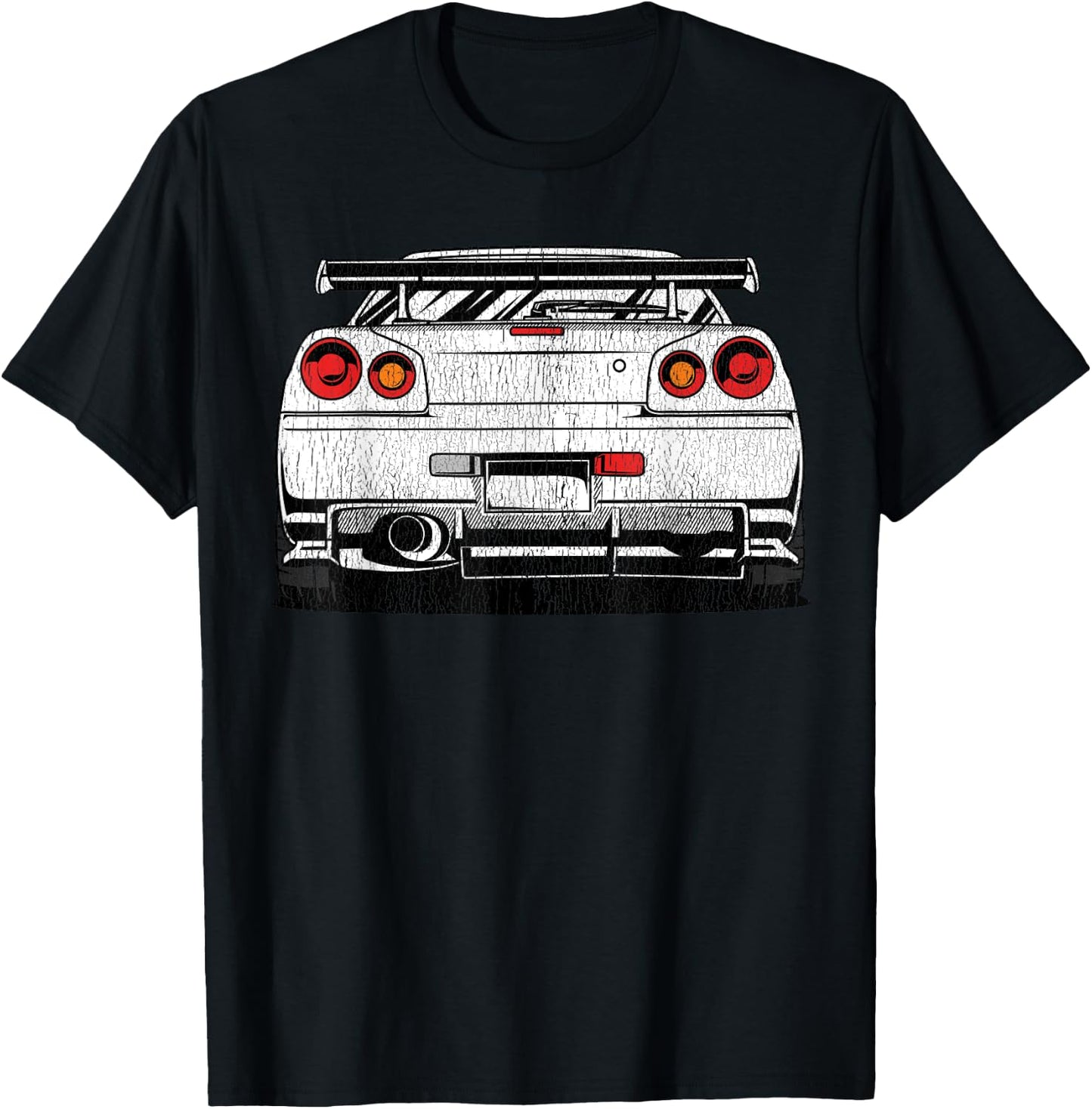 Street Racing Automotive JDM Import Tuner Drift Car T-Shirt - T-Shirt | Black