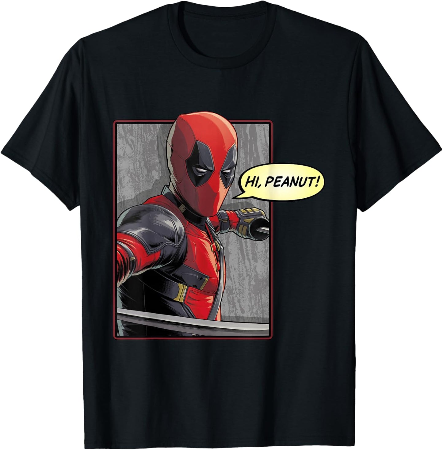 Marvel Studios Deadpool & Wolverine Deadpool Hi Peanut T-Shirt - T-Shirt | Black