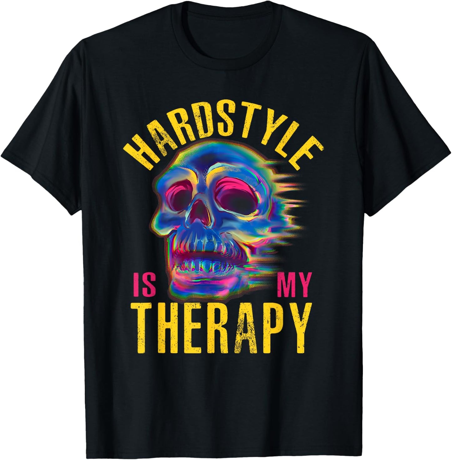 Hardstyle Rave Festival Party Hardstyle , Black, S T-Shirt - T-Shirt | Black
