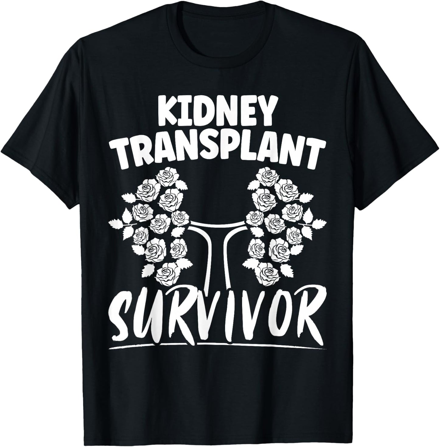 Kidney Transplant Survivor Organ Recipient Transplant Tough T-Shirt - T-Shirt | Black