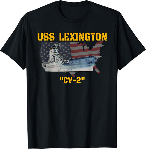 Aircraft Carrier USS Lexington CV-2 Veterans Day Fathers Day