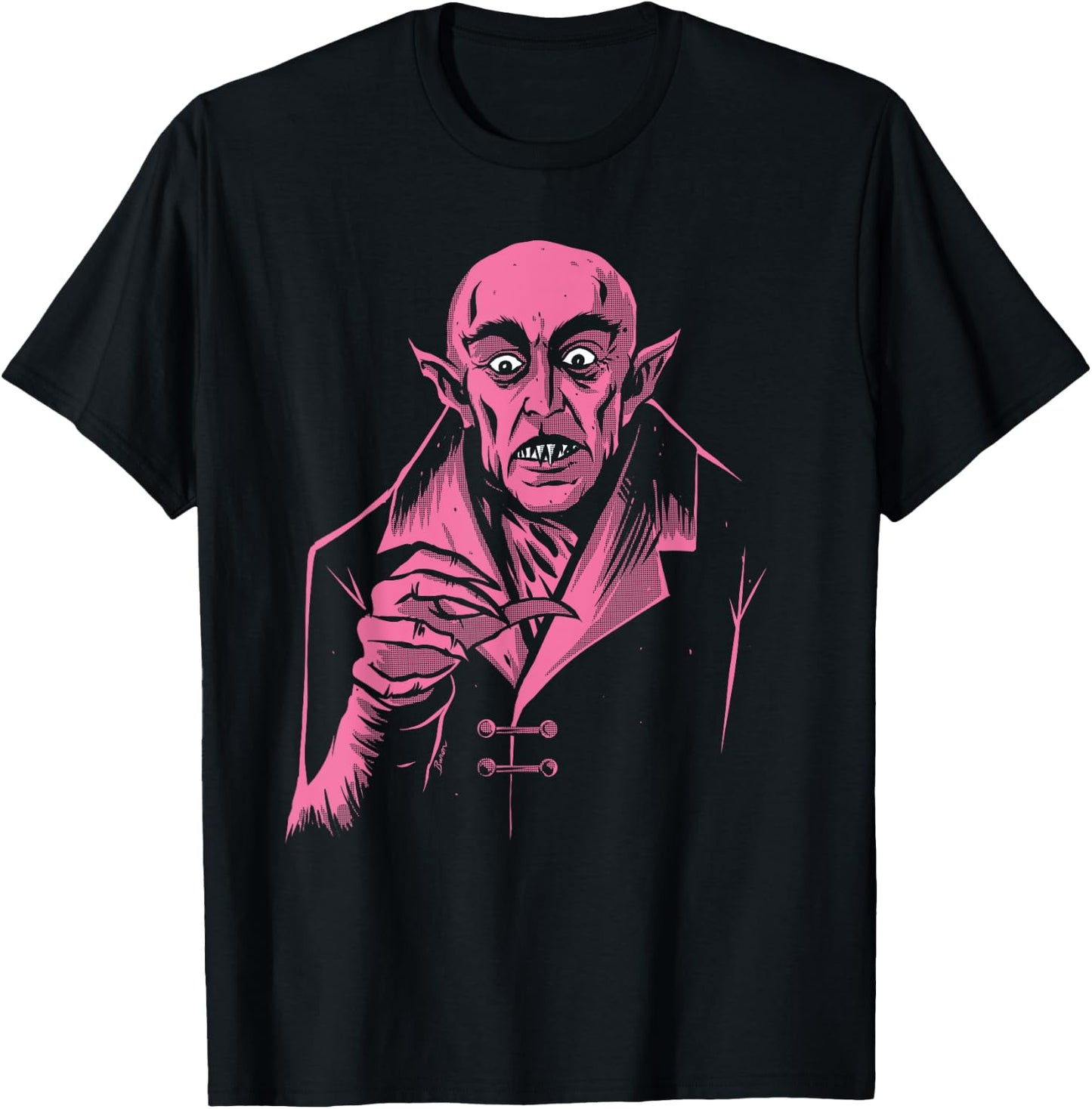 Vampire Nosferatu Monster Dracula Halloween T-Shirt - T-Shirt | Black