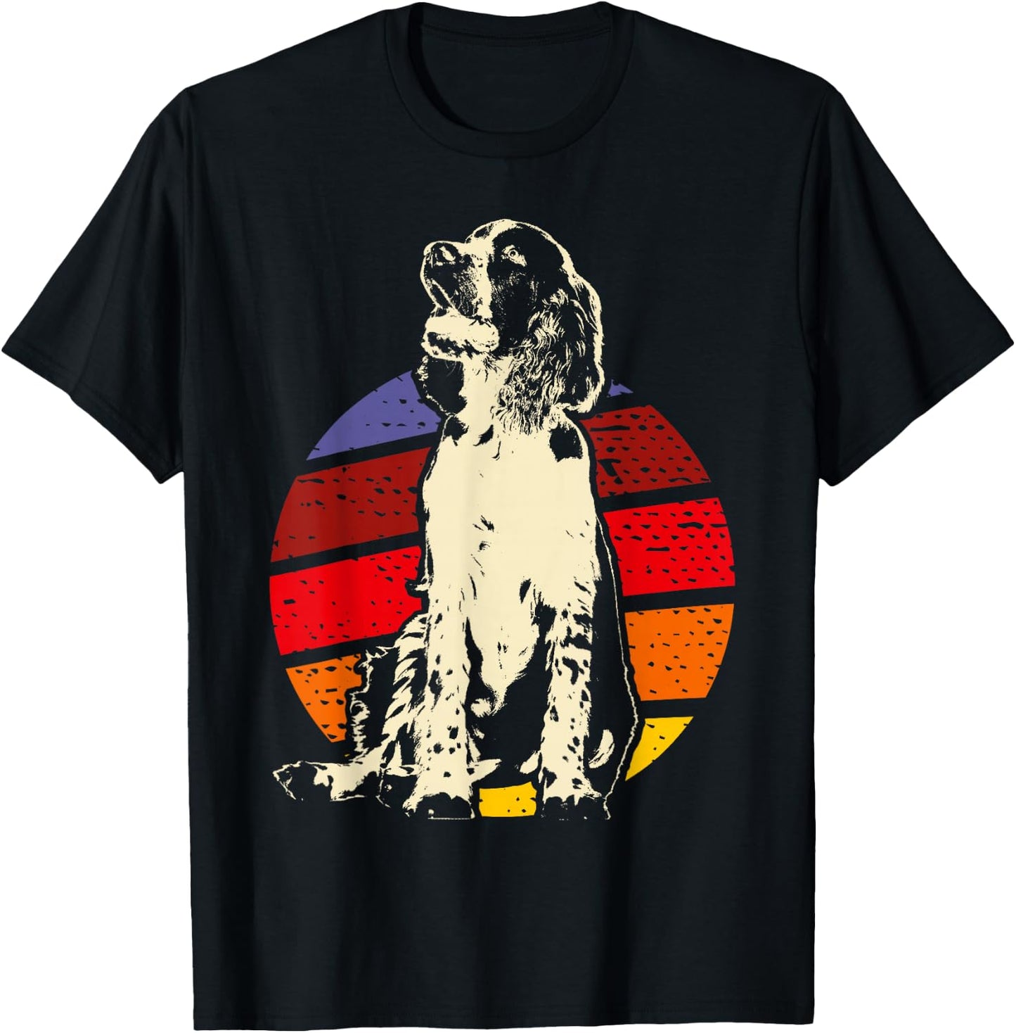 English Springer Spaniel Dog T-Shirt - T-Shirt | Black