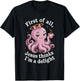 First of All Jesus Thinks I'm A Delight Funny Faith Octopus T-Shirt - T-Shirt | Black