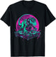 DJ Dinosaur Techno Turntable DJ Dinosaur Beatmaker Artwork T-Shirt - T-Shirt | Black