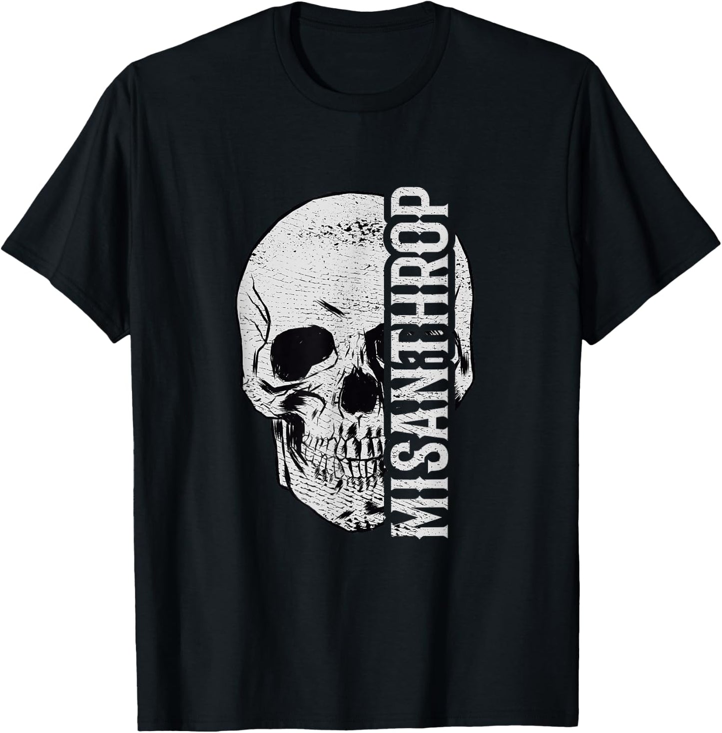 Provokantes Misanthrop Menschenhasser T-Shirt - T-Shirt | Black