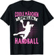 Handballer Women's Children's Cool Girls Playing Handball , black T-Shirt - T-Shirt | Black
