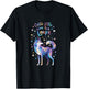 Cette Fille Aime les Loups Gift Cute , Black, Female X-Small T-Shirt - T-Shirt | Black