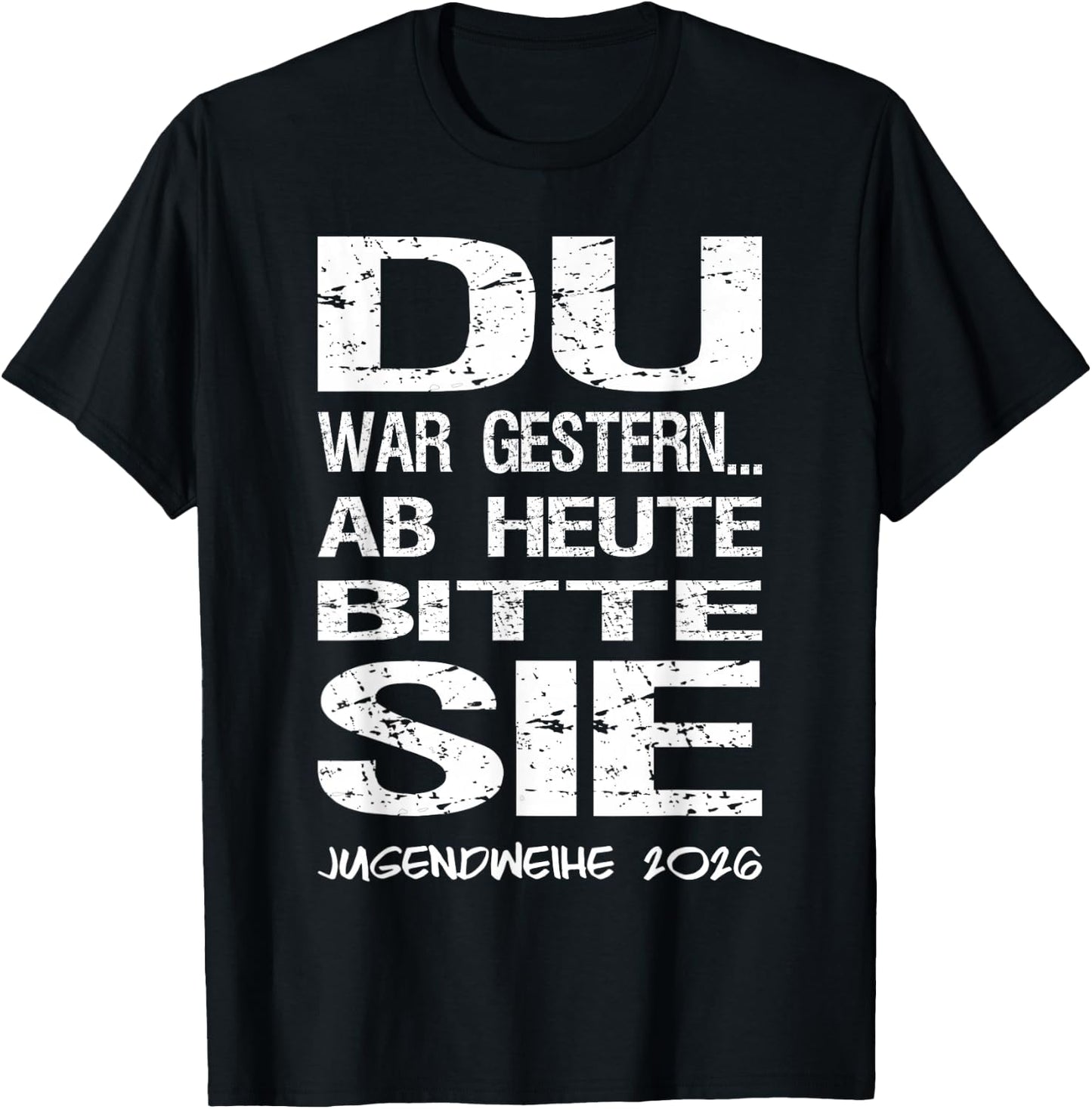 Jugendweihe 2026 Gästebuch T-Shirt - T-Shirt | Black