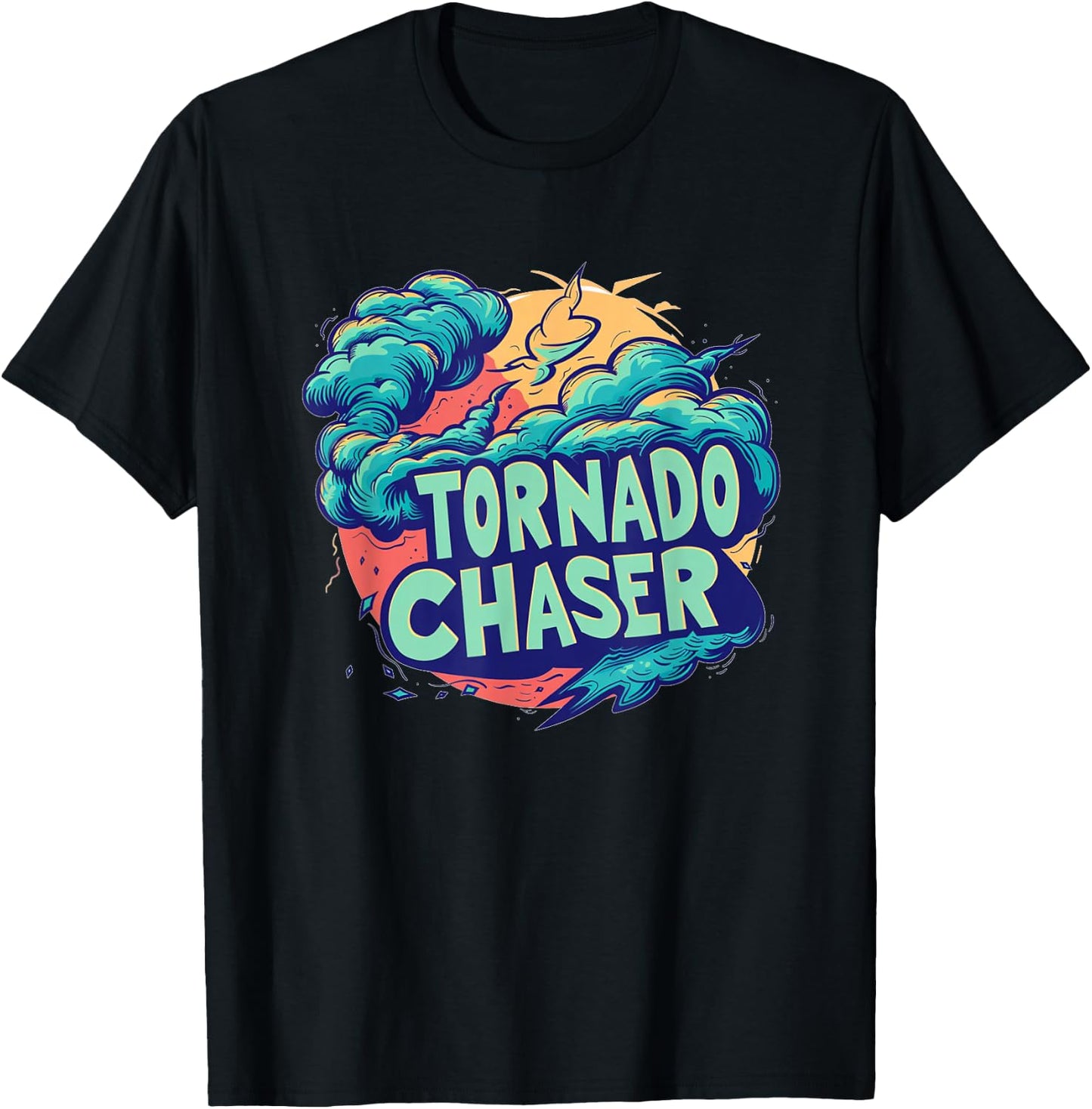 Storm Weather with this cool Tornado Chaser Costume T-Shirt - T-Shirt | Black