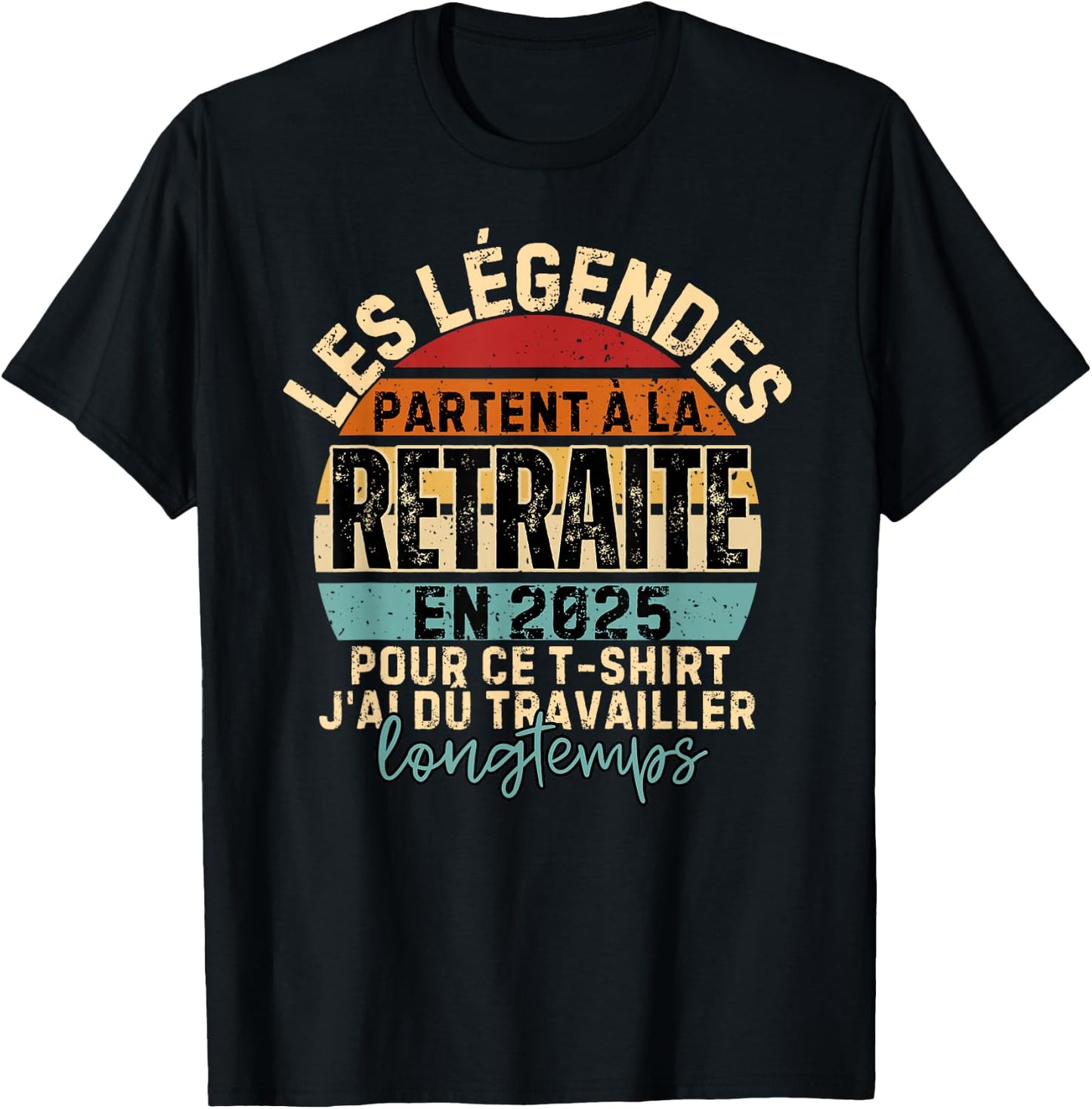 Retirement 2025 Man Women Retired 2025 , Black, S T-Shirt - T-Shirt | Black